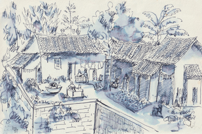 Ferme à Dazu
