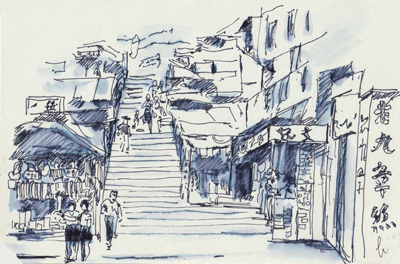 La vieille ville - Hong-Kong