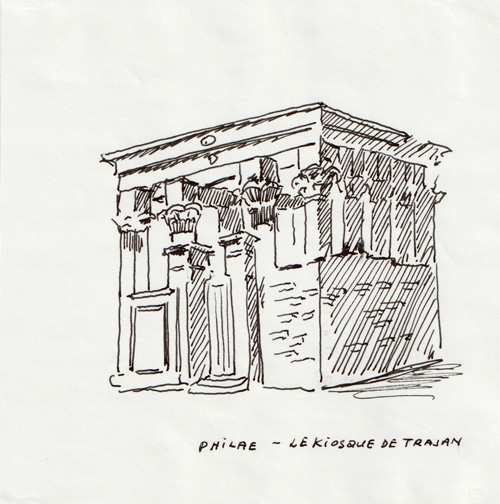 Philae- Le kiosque de Trajan