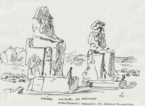 Colosses de Memmoum -Thèbes