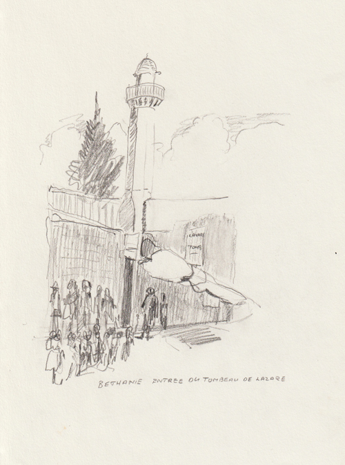Bethanie, entrée du tombeau de Lazare