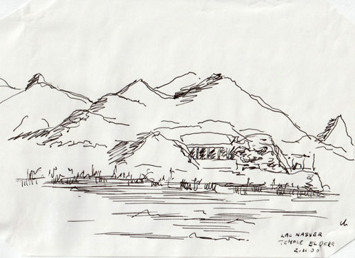 Temple de Derr - Lac Nasser